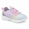 Carter's | Silvertone & Purple Hearts Creek Light-Up Sneakers - Girls