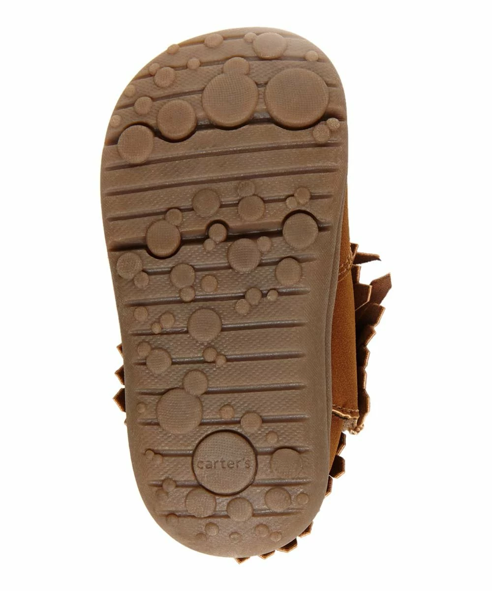 Carter's | Brown Fringe-Accent Camber Boot - Girls - Image 5