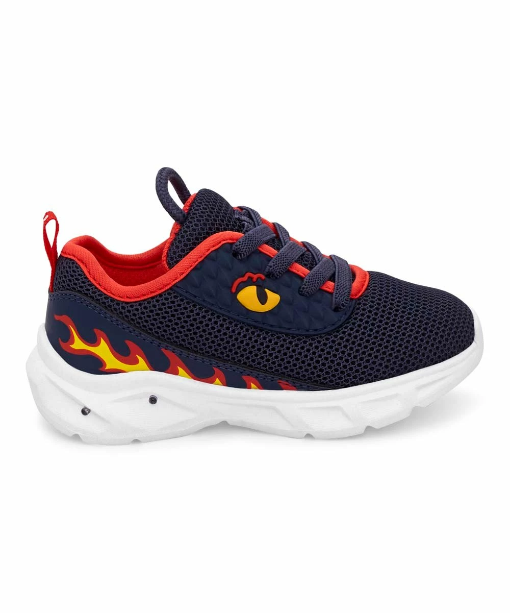 Carter's | Navy Dragon Creek Mesh Light-Up Sneakers - Boys - Image 2