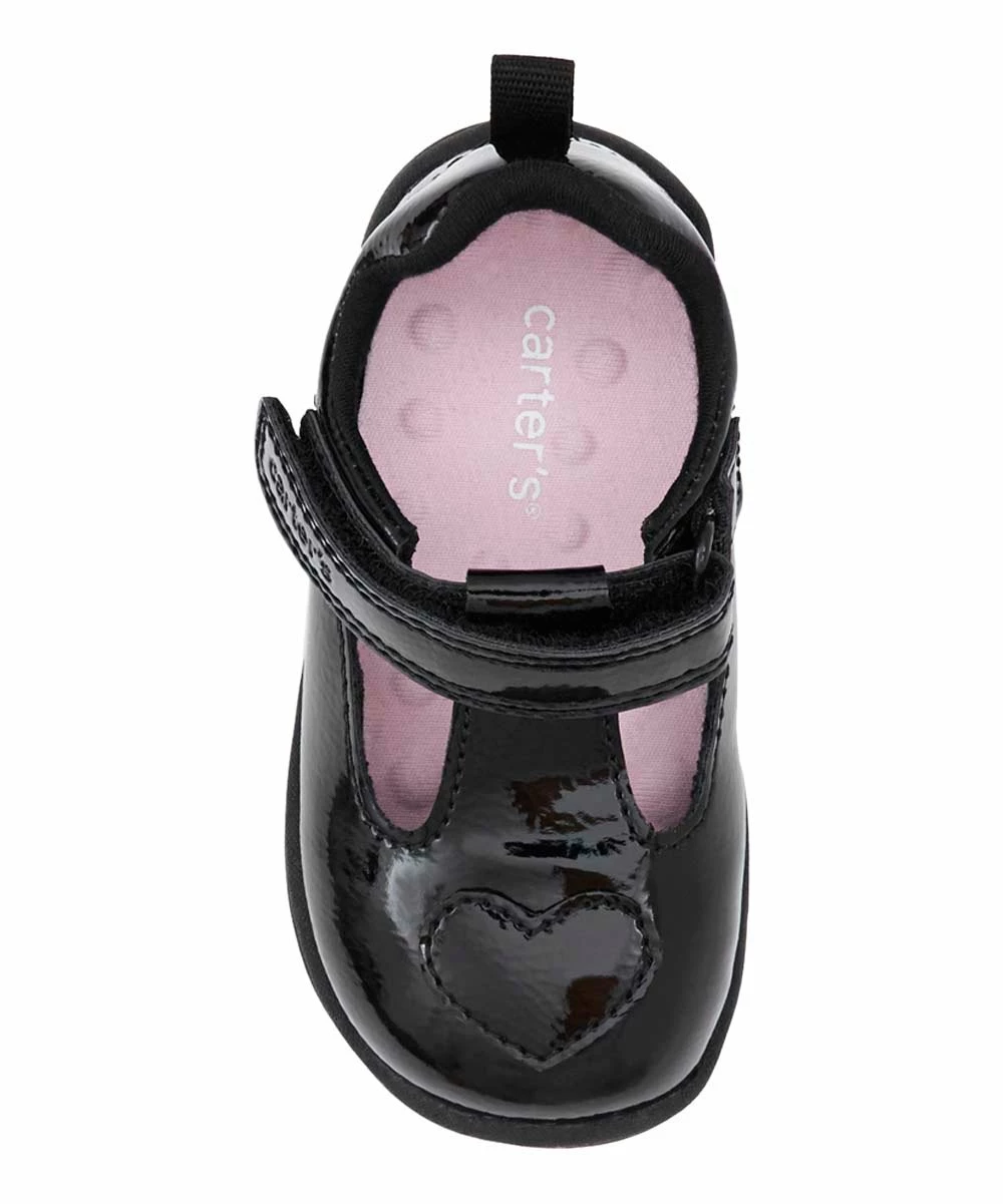 Carter's | Black Heart Hallie T-Strap Shoe - Girls - Image 4