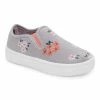 Carter's | Gray Floral Nettie Slip-On Sneaker - Girls
