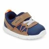Carter's | Navy & Brown Strap-Accent Kit Sneaker - Boys