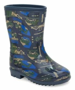 Carter's | Navy Construction Truck Kirk Rain Boot - Boys