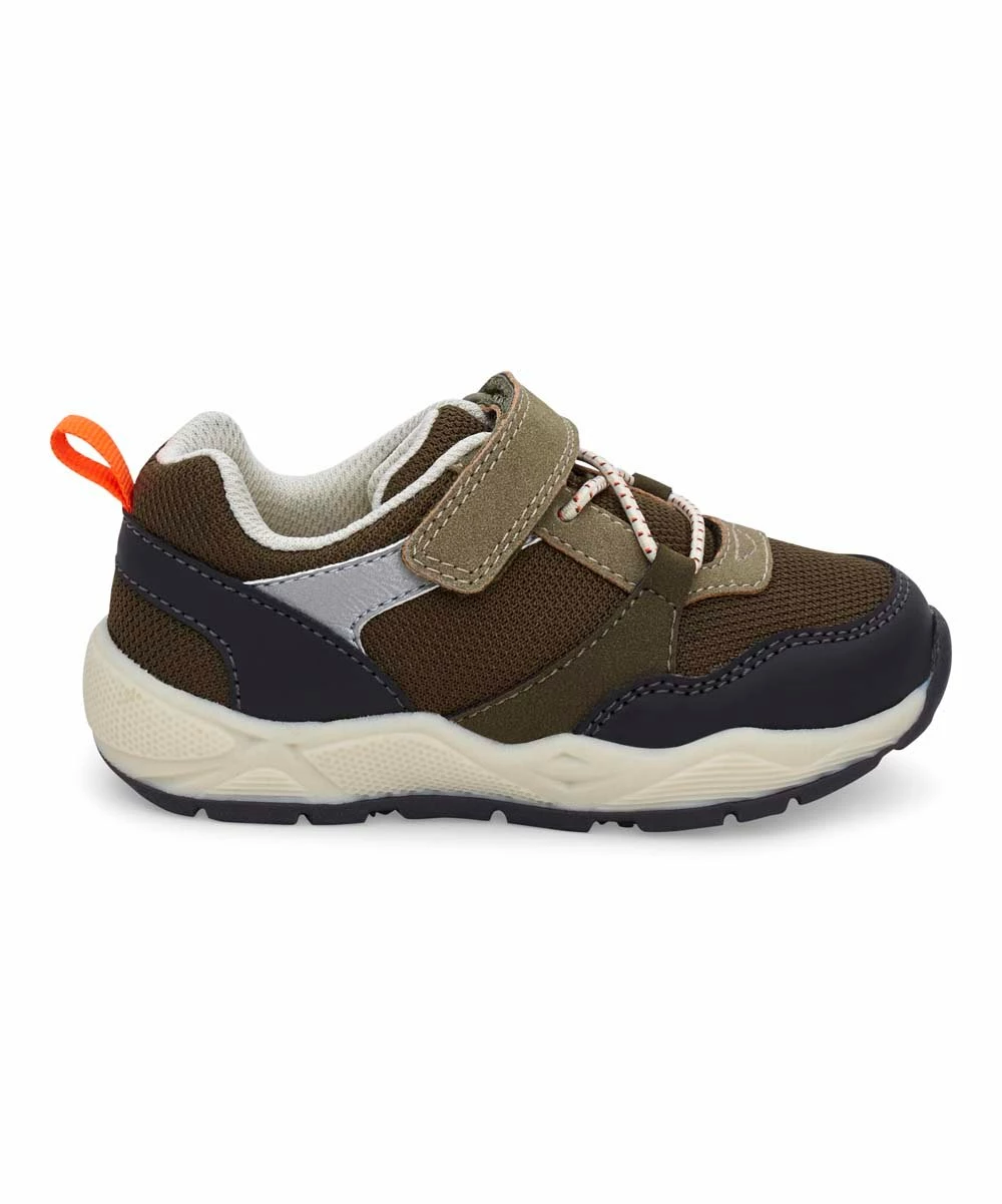 Carter's | Olive Mesh Vulcan Sneaker - Boys - Image 2