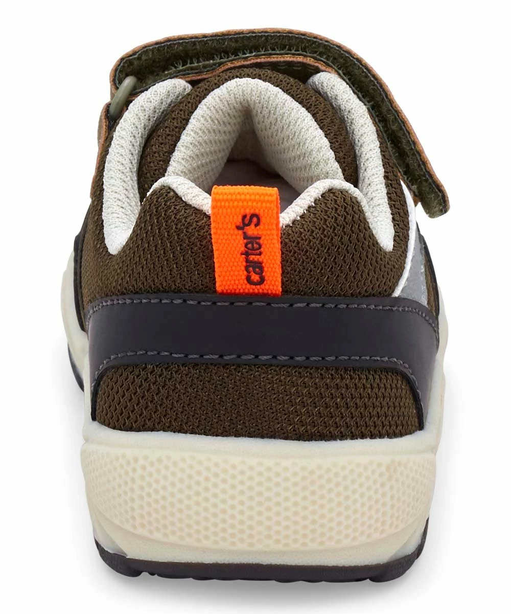 Carter's | Olive Mesh Vulcan Sneaker - Boys - Image 3