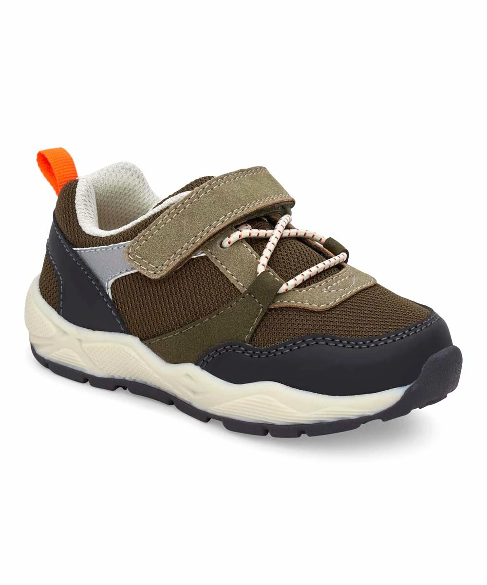 Carter's | Olive Mesh Vulcan Sneaker - Boys