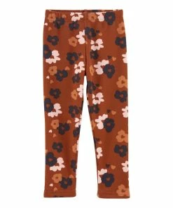 Carter's | Brown Floral Cozy Leggings - Toddler