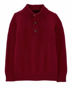 Carter's | Red Button-Front Sweater - Toddler