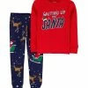 Carter's | Navy & Red Santa Sleigh Pajama Set - Toddler