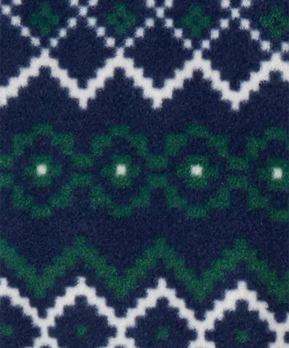 Carter's | Navy & Green Geometric Mock Neck Cardigan Set - Newborn - Image 2