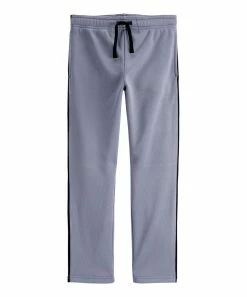 Carter's | Gray & Black Stripe Drawstring Pants - Boys