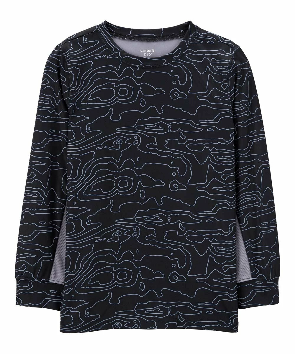 Carter's | Black & White Abstract Top - Boys