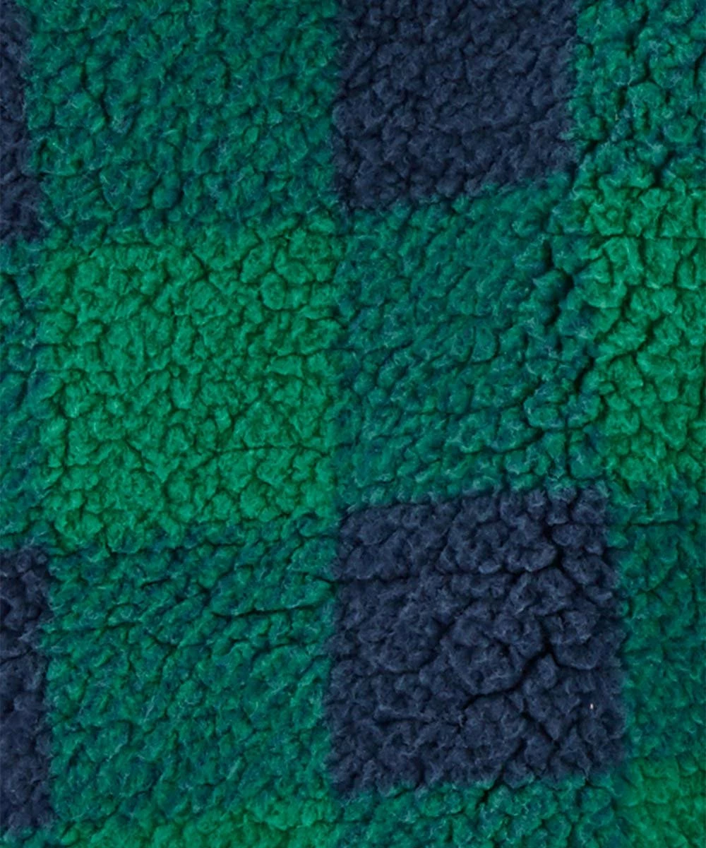 Carter's | Navy & Green Plaid Sherpa-Lined Vest Set - Infant - Image 2