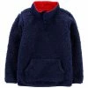 Carter's | Navy Fleece Quarter-Zip Pullover - Toddler & Boys