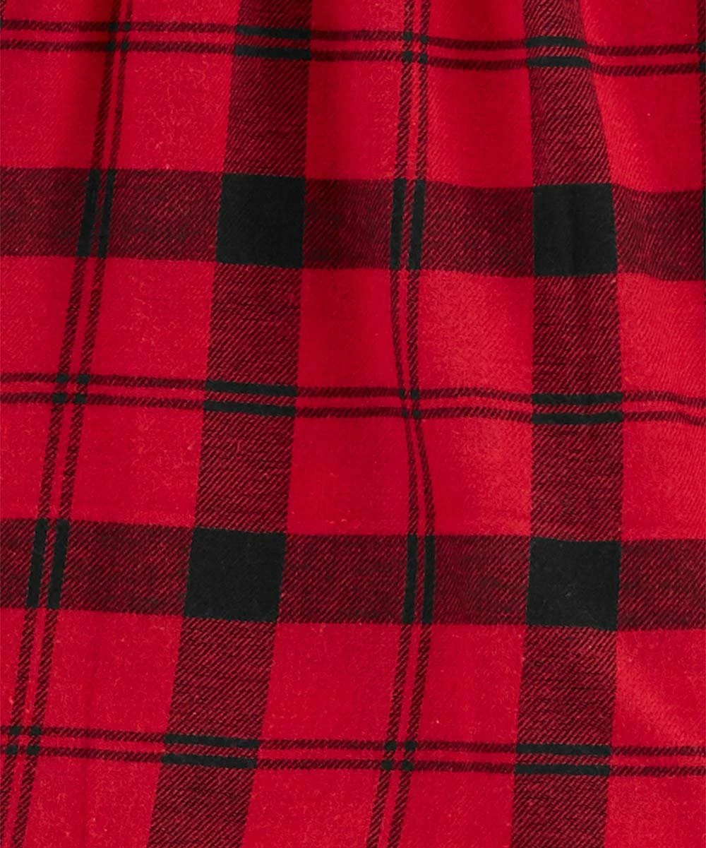 Carter's | Red Plaid Long-Sleeve Top & Black Leggings - Infant - Image 2