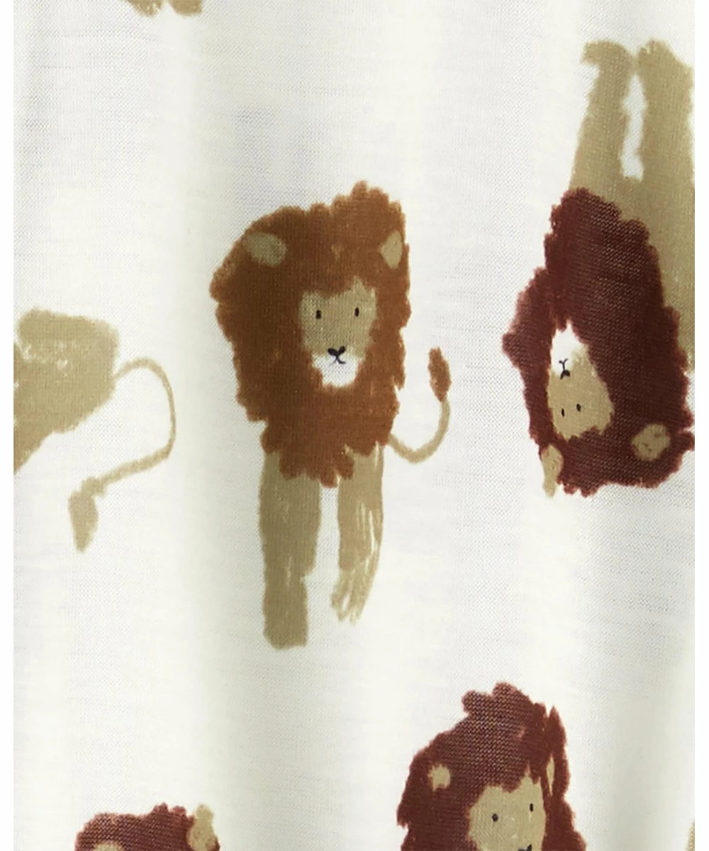 Carter's | White Lions Footie - Toddler & Boys - Image 2