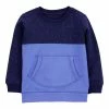 Carter's | Blue & Navy Color Block Sweatshirt - Toddler & Boys