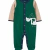 Carter's | Green Construction Snap-Up Long-Sleeve Footie - Newborn & Infant
