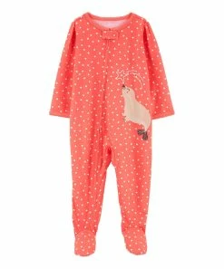 Carter's | Coral Seal Loose-Fit Footie Pajamas - Infant