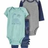Carter's | Mint Dinosaur Bodysuit Set - Infant