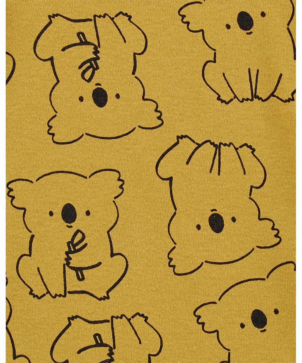 Carter's | Mustard Koala Short-Sleeve Bodysuit Set - Infant - Image 4