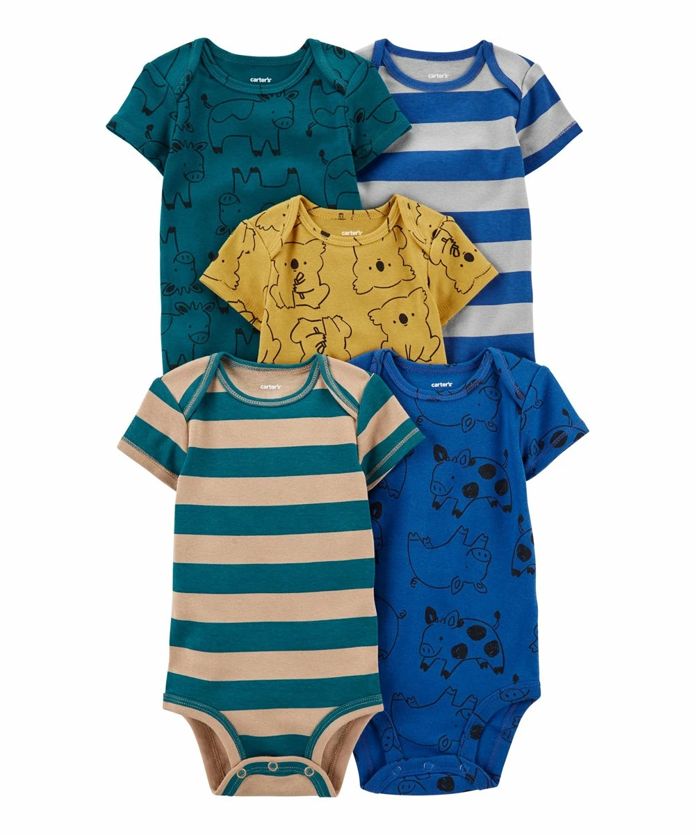 Carter's | Mustard Koala Short-Sleeve Bodysuit Set - Infant