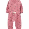 Carter's | Pink Floral Quilted Playsuit - Infant