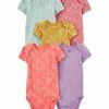 Carter's | Mustard Butterfly Short-Sleeve Bodysuit Set - Infant