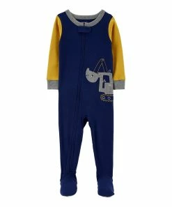 Carter's | Navy Construction Footie - Toddler & Boys