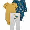 Carter's | Mustard Dot Short-Sleeve Bodysuit Set - Infant