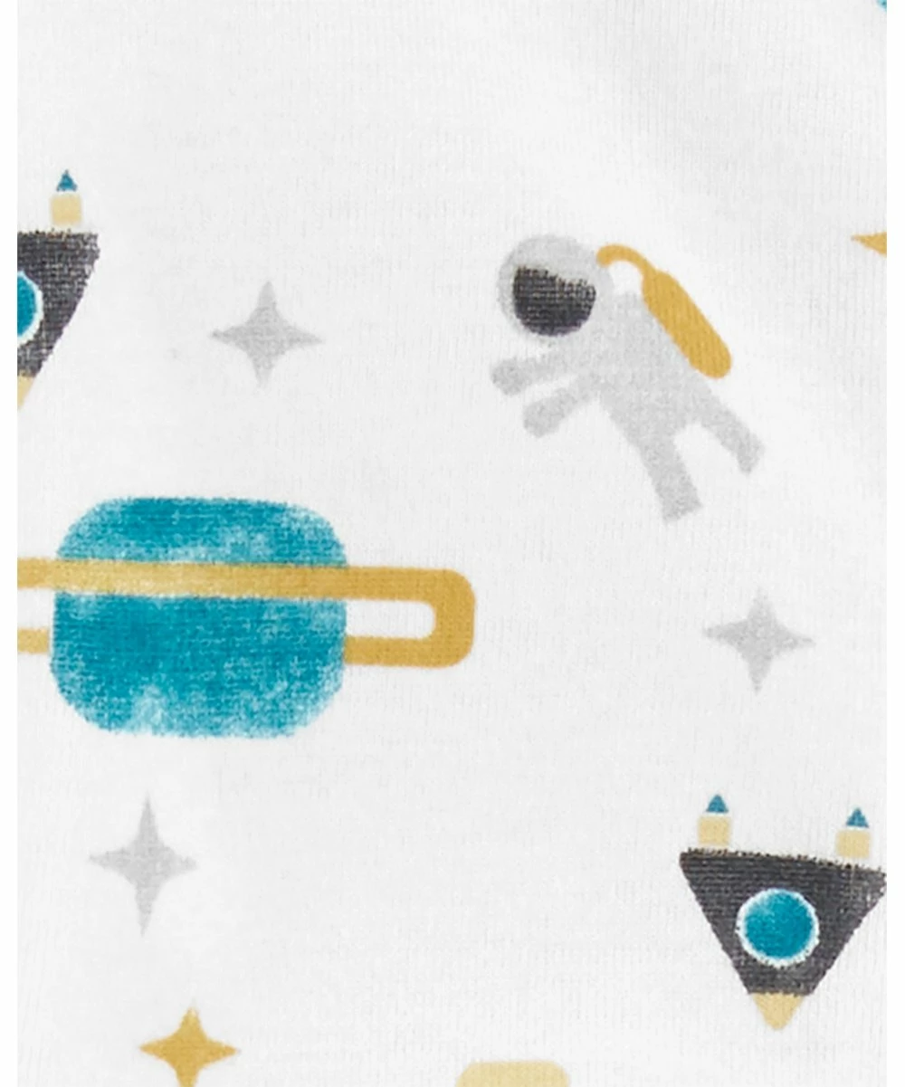Carter's | White Space Footie - Toddler & Boys - Image 2