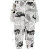 Carter's | Gray Whale Zip-Up Footie - Newborn & Infant