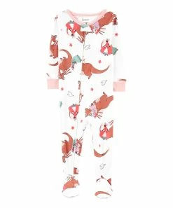 Carter's | White Dragons Snug-Fit Footie Pajamas - Infant
