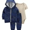 Carter's | Navy Camo Hoodie Set - Newborn & Infant