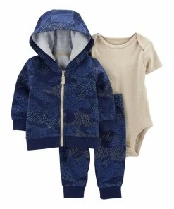 Carter's | Navy Camo Hoodie Set - Newborn & Infant