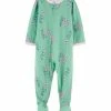 Carter's | Green Peacock Footie Pajamas - Toddler