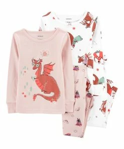 Carter's | White Dragon Princess Pajama Set - Toddler