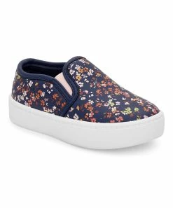 Carter's | Navy & Pink Floral Nettie Sneaker - Girls