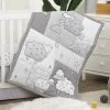 Carter's | White & Gray Sleep Sheep Patchwork Three-Piece Crib Bedding Set