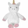 Carter's | White & Pink Chasing Rainbows Sparkle Unicorn Plush