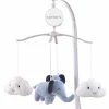 Carter's | White & Blue Elephant Musical Mobile