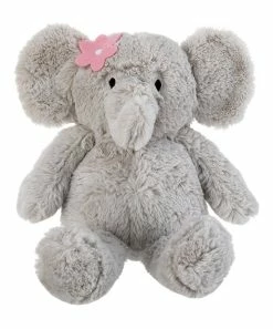 Carter's | Gray & Pink Floral Elephant Plush
