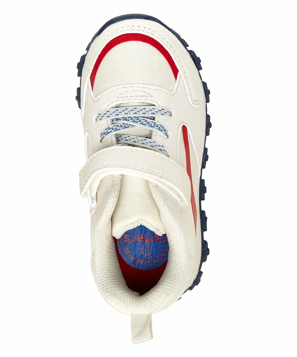 Carter's | White & Red Joey Sneaker - Boys - Image 4