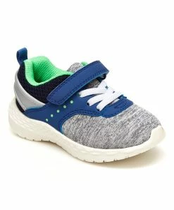 Carter's | Gray & Blue Color Block Dogan Sneaker - Boys