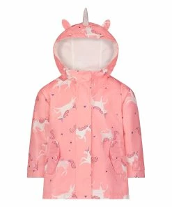 Carter's | Pink Unicorn Ears & Horn Raincoat - Toddler & Girls
